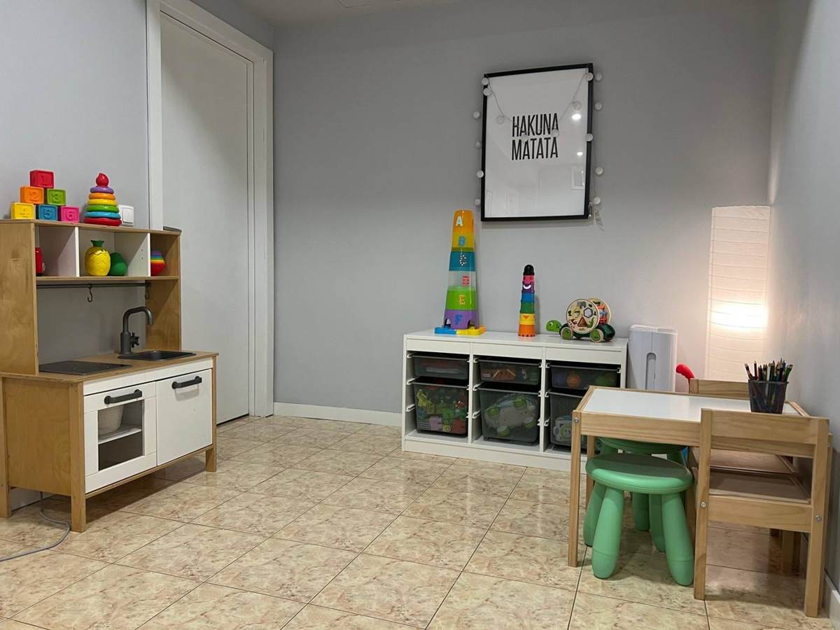 Sala infantil da clínica